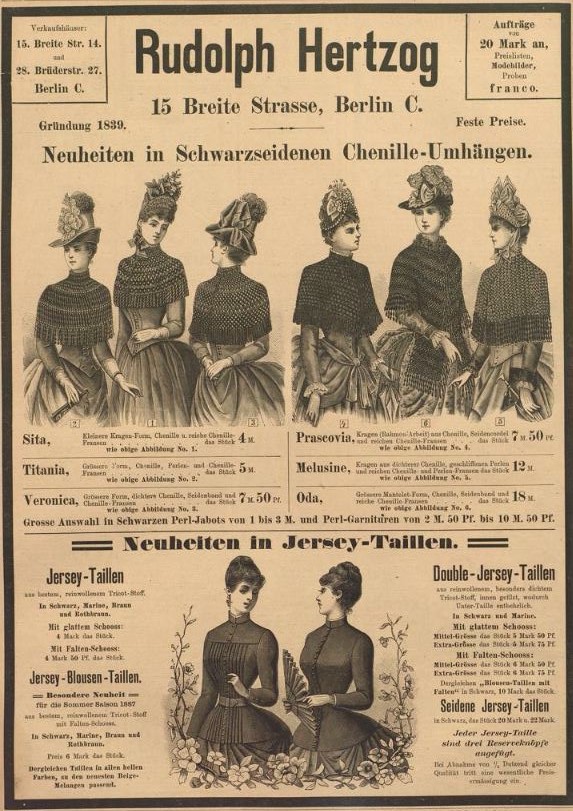 000_Der Bazar_33_1887_p232_Kaufhaus_Stoffe_Konfektionswaren_Rudolph-Hertzog