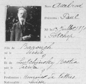 00_ARCH00139.79_Reisepass_Axelrod_Pavel Borisovic Aksel'rod Papers