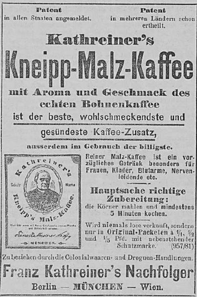 Allgemeine Zeitung_1892_01_14_Nr14_p04_Malzkaffee_Kathreiner_Kneipp