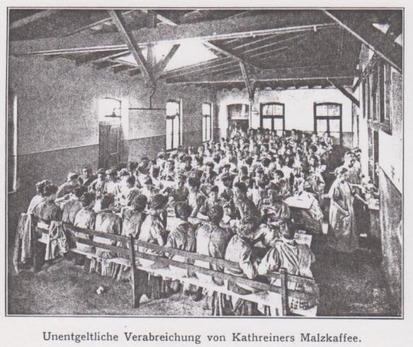 Fürsorge_1913_p196_Kaffeeausschank_Kantine_Kathreiner_München_Frauenarbeit