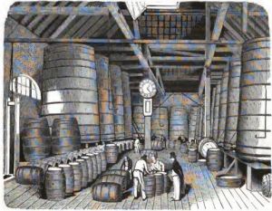 00_Das neue Buch der Erfindungen, Gewerbe und Industrien_1867_BdV_p197_Essigfabrik