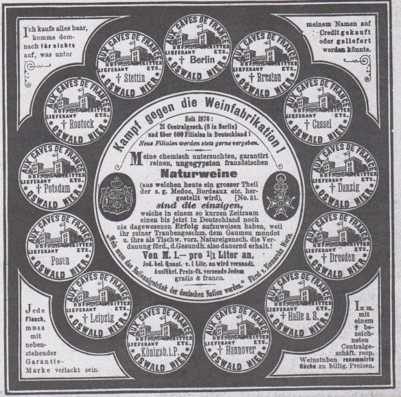 04-Fliegende Blätter_082_1885_Nr2064_Beibl_p02_Wein_Naturwein_Oswald-Nier_Garantiemarke