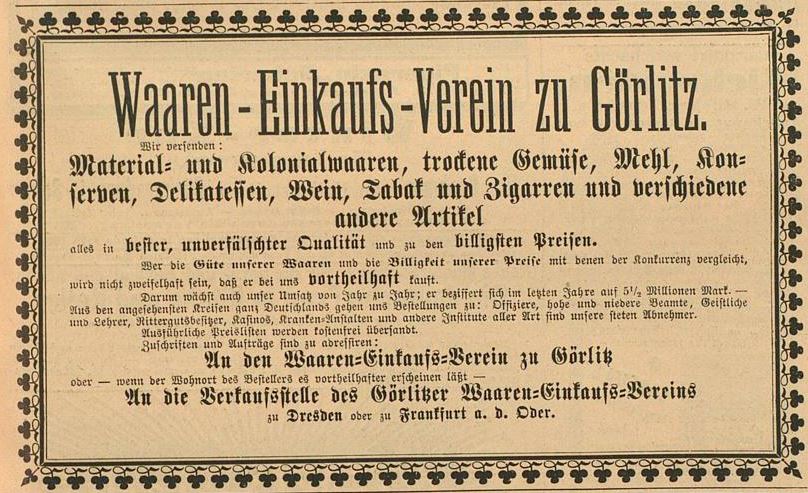 07_Der Bazar_39_1893_p403_Filialbetrieb_Wareneinkaufsverein_Görlitz_Versandgeschäft