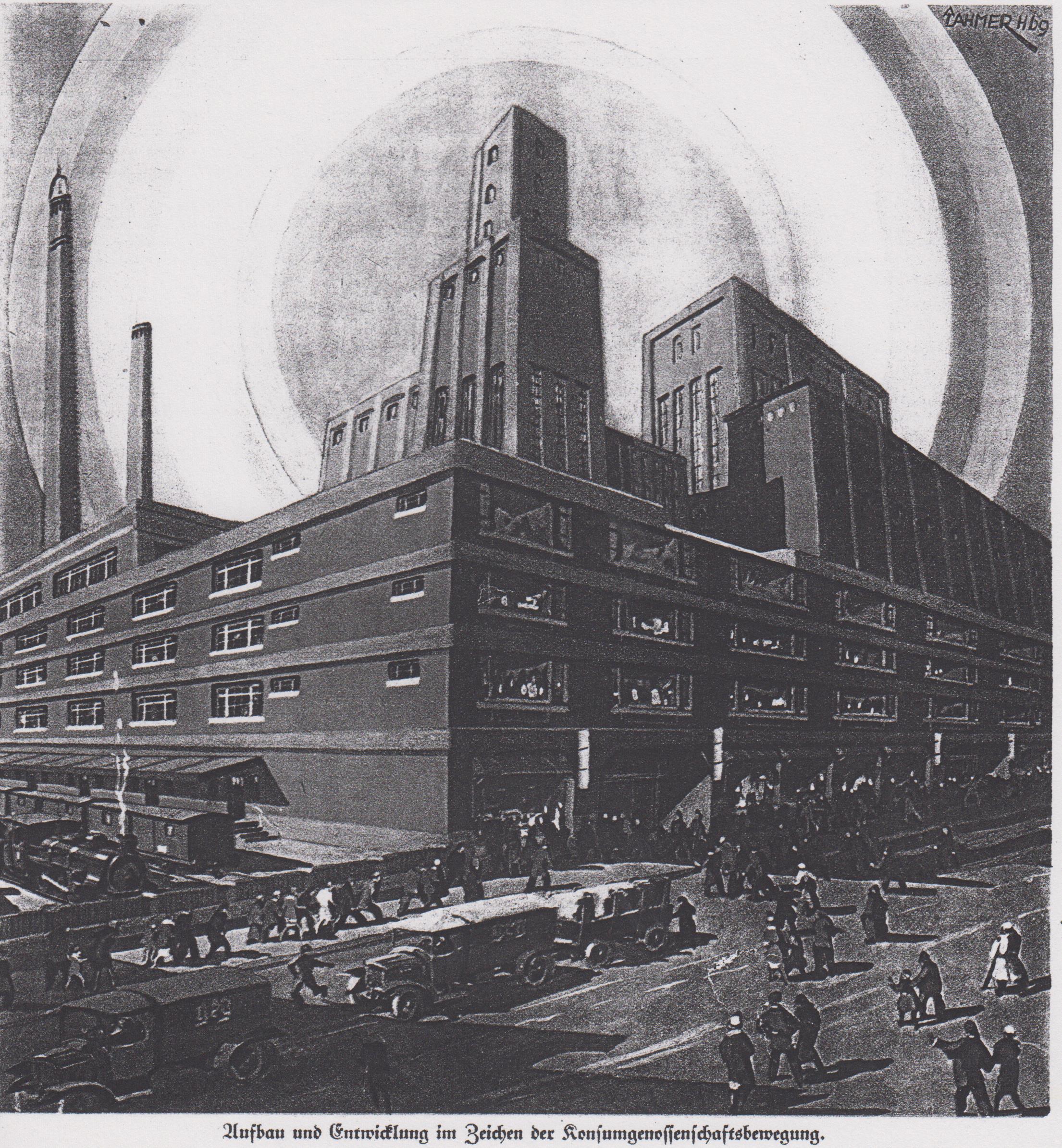 01_Konsumgenossenschaftliches Volksblatt_22_1929_p193_GEG_Konsumgenossenschaften_Neues-Bauen_Produktionsstätten