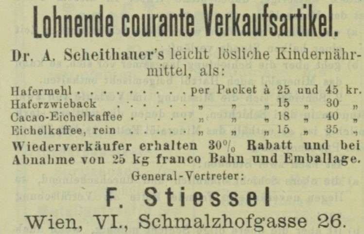 05_Drogisten-Zeitung_09_1894_p454_Säuglingsernährung_Eichelkaffee_Eichelkakao