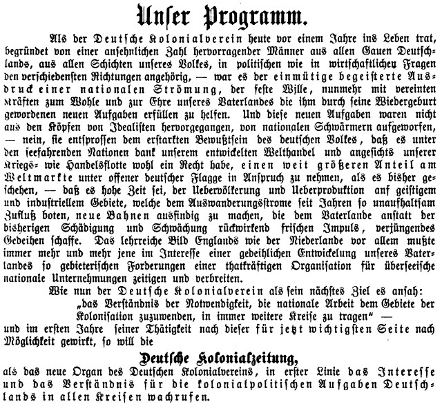 05_Deutsche Kolonialzeitung_01_1884_p002_Deutscher-Kolonialverein_Kolonialismus