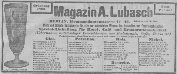 10_Anzeige Magazin A. Lubasch_Volks-Zeitung_1895_10_08_Nr471_p7