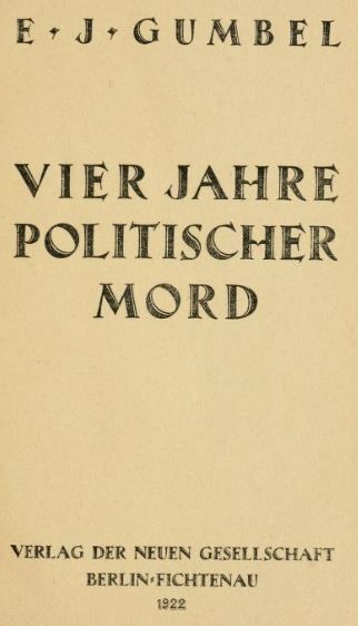 07_Gumbel_1922_Vier Jahre Politischer Mord
