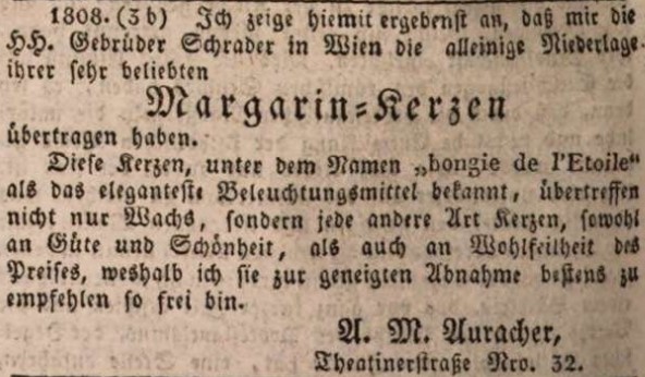 01_Münchener Politische Zeitung_1838_10_24_Nr253_p1560_Margarin-Kerzen