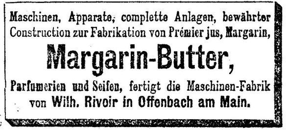 09_Neue Freie Presse_1881_04_08_Nr5967_p13_Maschinenbau_Margarineproduktion_Wilhelm-Rivoir_Offenbach_Nahrungsmittelproduktion