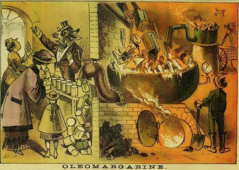 17_The Wasp_10_1883_01_06_Nr01_p16_Margarine_Nahrungsmittelfälschung_Fleischwirtschaft
