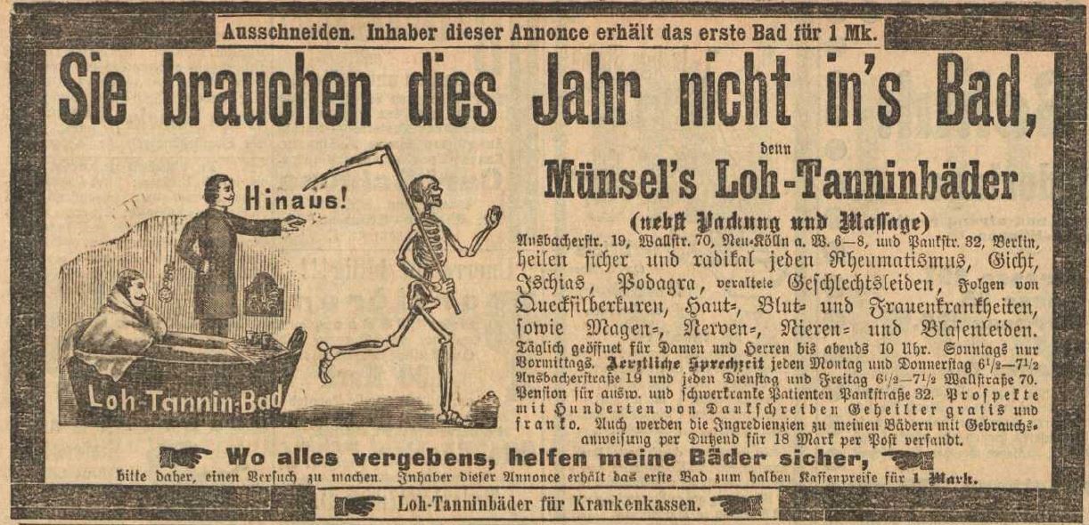 02_Vorwärts_1896_06_07_Nr131_p15_Bademittel_Münsel_Loh-Tannin_Sensenmann_Berlin_Badearzt