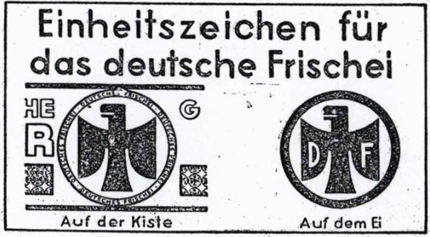 11_Landfrau_1930_Nr11_p5_Eier_Markenartikel_Frischei_Kennzeichnung