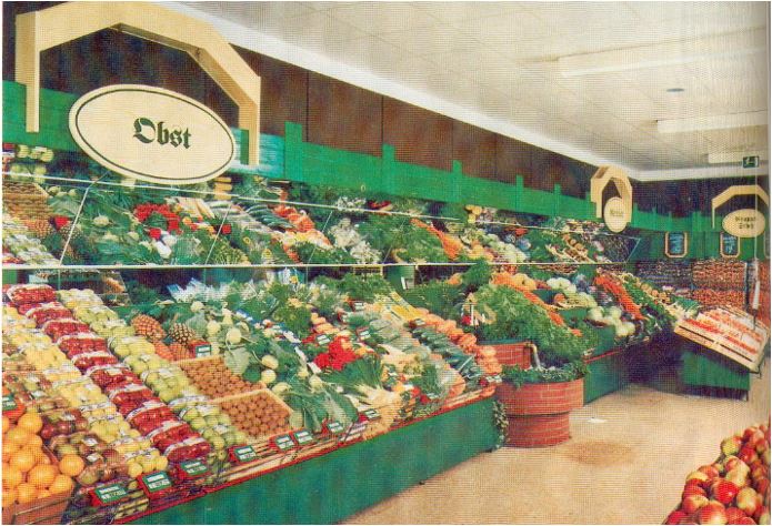 24_Jahre_1988_p152_Supermarkt_Frischeabteilung_Obst_Verkaufsräume