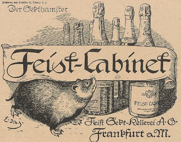 14_Lustige Blaetter_33_1918_Nr28_sp_Sekt_Feist_Frankfurt-M_Hamster