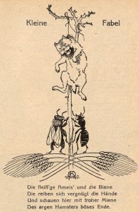 16_Fliegende Blaetter_197_1942_p195_Hamster_Ameise_Biene_Schaedling