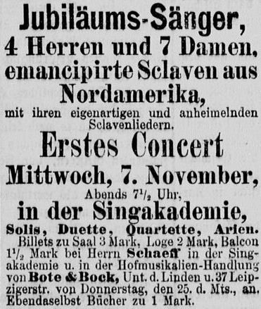 006_Deutsches Montags-Blatt_1877_10_29_p06_Unterhaltungsindustrie_Konzert_Sklaven_Spirituals_Sklavenemanzipation