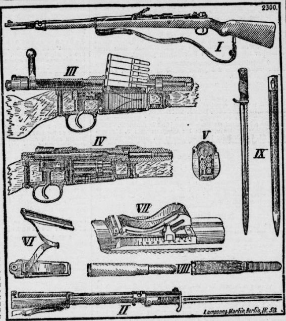 021_Volks-Blatt_1903_01_20_Nr031_p05_Waffen_Gewehr_Mauser_Modell-98_Repetiergewehr