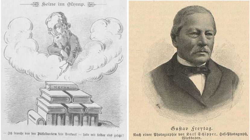 038_Kikeriki_33_1893_02_05_Nr11_p02_Heinrich-Heine_Illustrirte Frauen-Zeitung_22_1895_p089_Gustav-Freytag