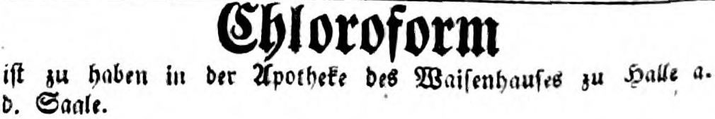 049_Leipziger Zeitung_1847_10_06_Nr253_p6517_Pharmazeutika_Chloroform