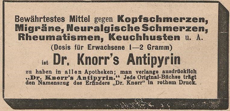 050_Fliegende Blaetter_090_1889_Nr2273_Beibl_p19_Pharmazeutika_Antipyrin_Dr-Knorr_Schmerzmittel