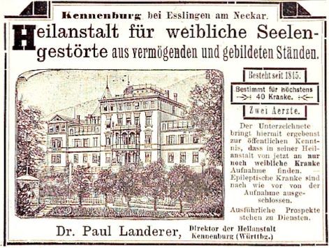 056_Kladderadatsch_045_1892_Nr07_p6_Sanatorium_Psychiatrie_Paul-Landerer_Kennenburg