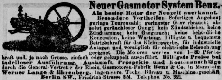 089_Berliner Tageblatt_1886_01_31_Nr055_p22_Maschinenbau_Gasmotor_Benz_Mannheim