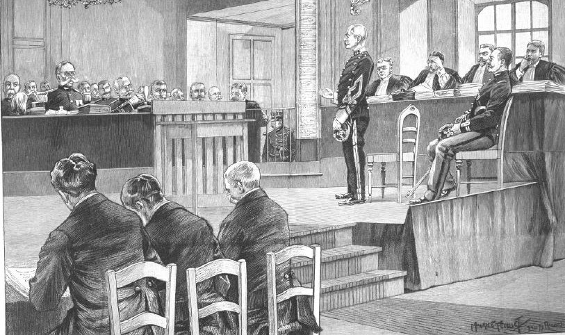 103_Illustrirte Zeitung_113_1899_p210_Frankreich_Militärgericht_Dreyfus-Affäre_Alfred-Dreyfus