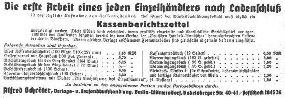 5_Deutsche Handels-Rundschau_32_1939_p314_Einzelhandel_Buchführung_Ladenschluss_Buerokratie_Statistik_Alfred-Schröter