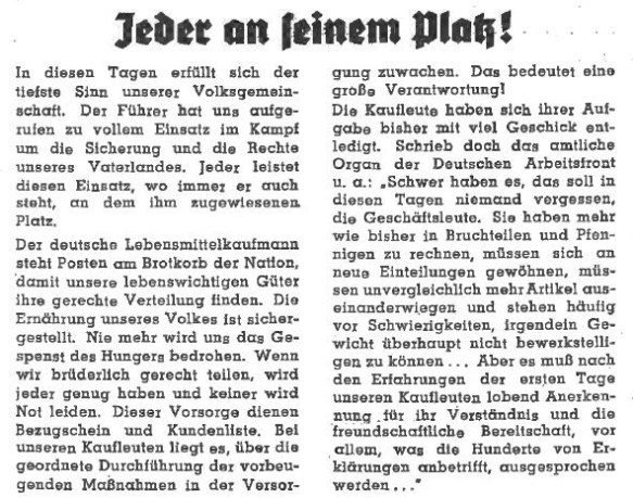 6_Deutsche Handels-Rundschau_32_1939_Nr36_p01_Einzelhandel_Kriegsbeginn_Edeka_Einzelhaendler