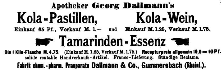 02_Pharmaceutische Centralhalle für Deutschland_32_1891_p246_Kolapräparate_Tamarindenessenz_Dallmann