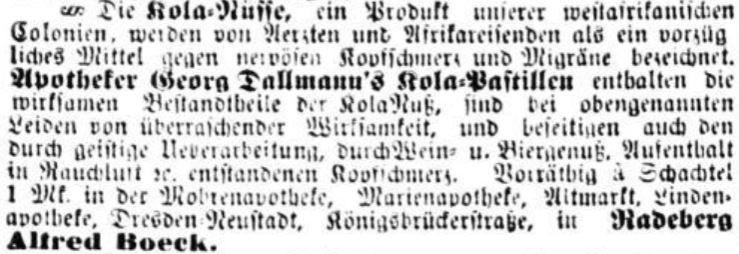 11_Dresdner Nachrichten_1889_03_16_Nr075_p4_Kolanuss_Kola-Pastillen_Dallmann