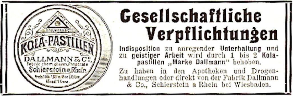 15_Kladderadatsch_56_1903_09_27_Nr39_Beibl2_p1_Kola-Pastillen_Dallmann_Geselligkeit