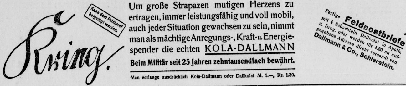 30_Berliner Tageblatt_1914_09_23_Nr484_p8_Kola-Dallmann_Liebesgaben_WKI