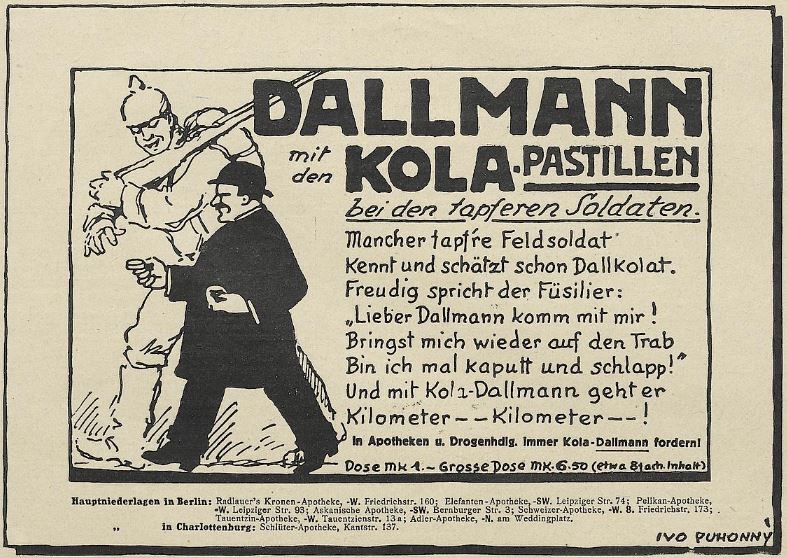 31_Lustige Blätter_31_1916_Nr31_p15_Kola-Dallmann_Dallkolat_Soldaten_WKI_Marschieren