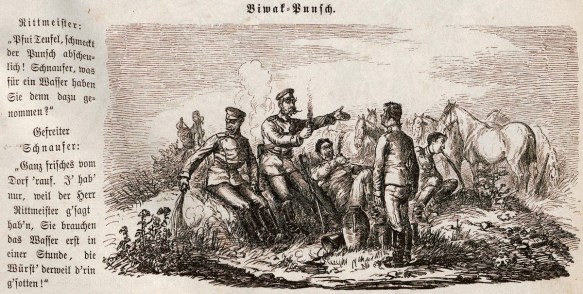 2_Fliegende Blaetter_082_1885_p011_Militaerverpflegung_Biwak_Militaerkost