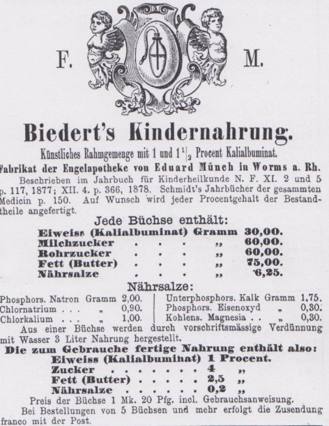 05_Berliner klinische Wochenschrift_17_1880_vorp237_Saeuglingsernährung_Biedert_Rahmgemenge_Kindernahrung