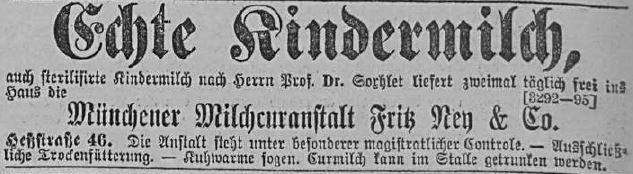 07_Allgemeine Zeitung 1882_02_24_p816_Saeuglingsernaehrung_Kindermilch_Milchkuranstalt_Soxhlet_Muenchen