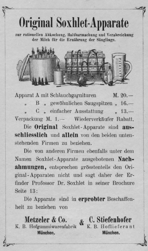 10_Schmidt_1888_p31_Saeuglingsernaehrung_Soxhlet-Apparat_Konservierungsgeraet