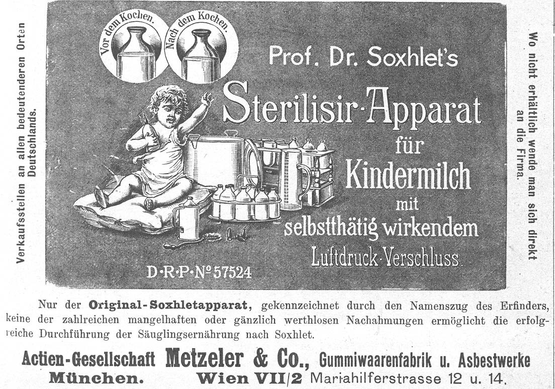 11_Fliegende Blaetter_117_1902_Nr2980_Beibl_p09_Saeuglingsernaehrung_Soxhlet-Apparat_Konservierungsgeraet_Metzeler
