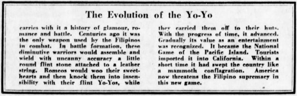 09_Brooklyn Daily Eagle_1931_08_28_p07_Yo-Yo_Marketing_Philippinen