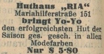 16_Die Stunde_1932_10_18_Nr2881_p10_Jo-Jo_Hut