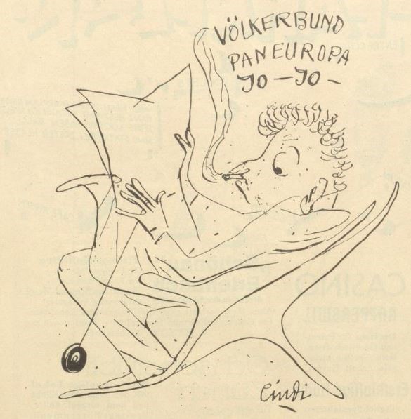 35_Der Nebelspalter_58_1932_Nr45_p6_Jo-Jo_Voelkerbund_Paneuropa