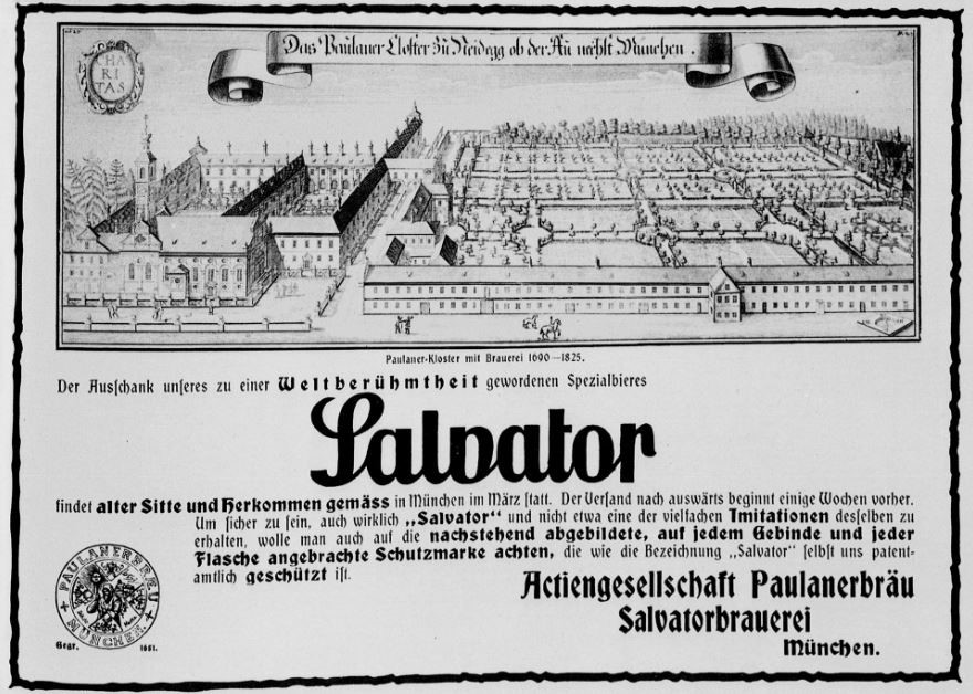 06_Der Welt-Spiegel_1914_02_01_p5_Bier_Salvator_Paulaner_Muenchen_Produktionsstaette_Kloster
