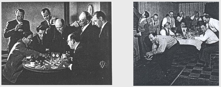 16_Chronik_1958_sp_Bier_Gaststaette_Schach_Kegeln_Geselligkeit_Buergertum