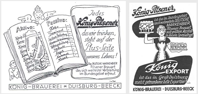 17_Chronik_1958_p54_Bier_Werbung_Export_Pils_Koenig_Duisburg