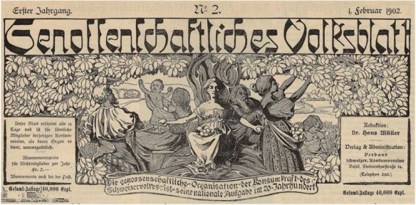 03_Genossenschaftliches Volksblatt_01_1902_Nr02_p1_Titelblatt_Konsumgenossenschaften_Schweiz