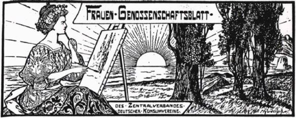 17_Frauen-Genossenschaftsblatt_04_1905_p041_Frauenbild_Malerin_Stafellei