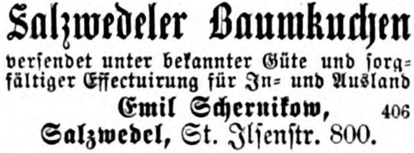 21_Illustrirte Zeitung_48_1877_p213_Versandgeschäft_Baumkuchen_Emil-Schernikow_Salzwedel