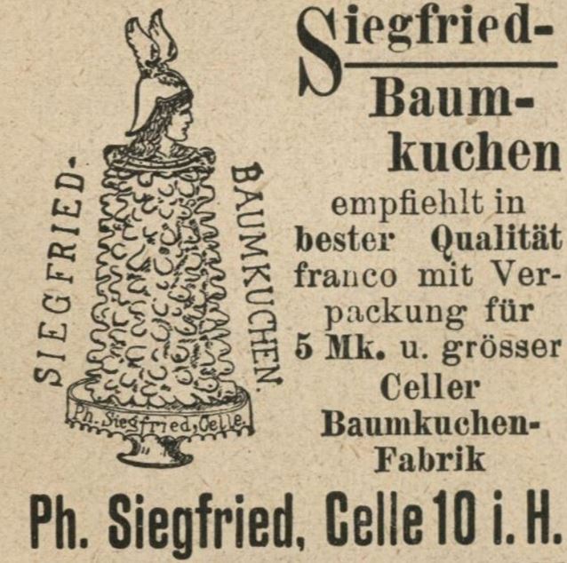 25_Humor_1900_Nr098_p15_Versandgeschäft_Baumkuchen_Celle_Siegfried_Nationalismus